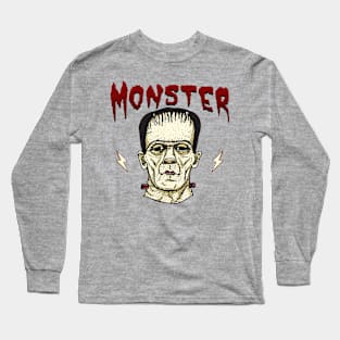 Monster Frankenstein Long Sleeve T-Shirt